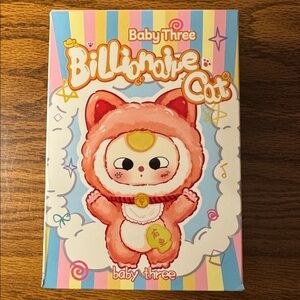 BB3 Baby Three Billionaire Cat Figure Blind box NEW